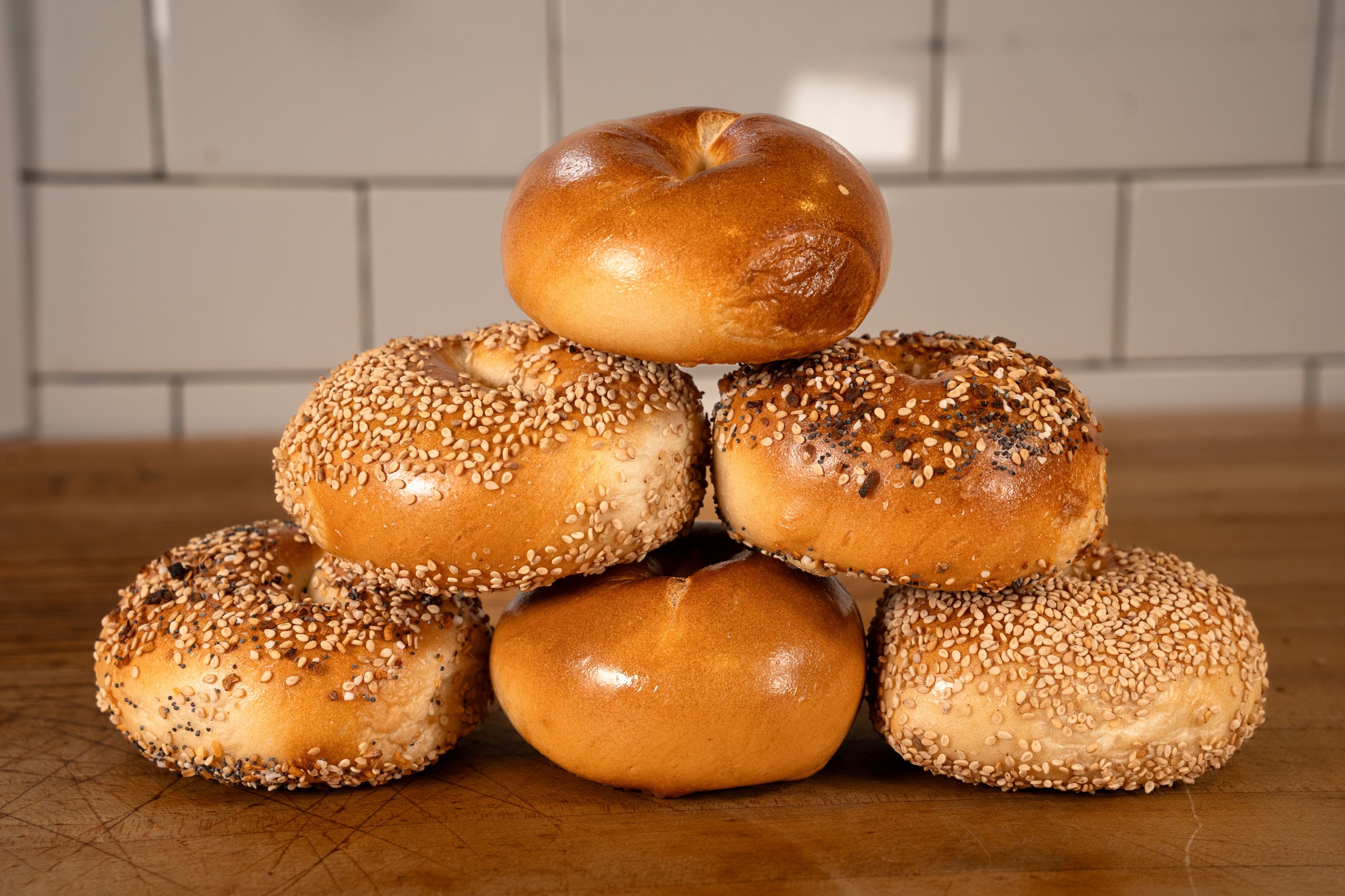 Half Dozen Mini Bagels.