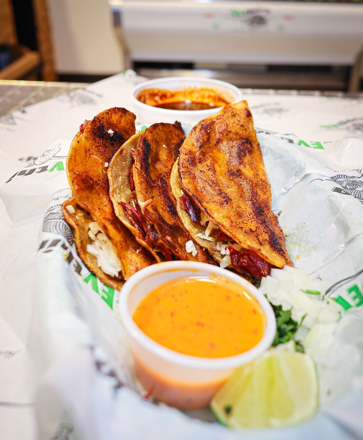 Birria Brisket Tacos.