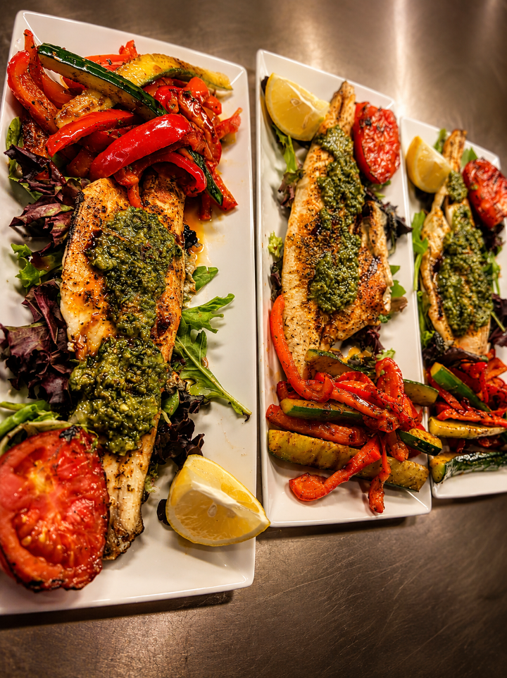 The Chimichurri Branzino.