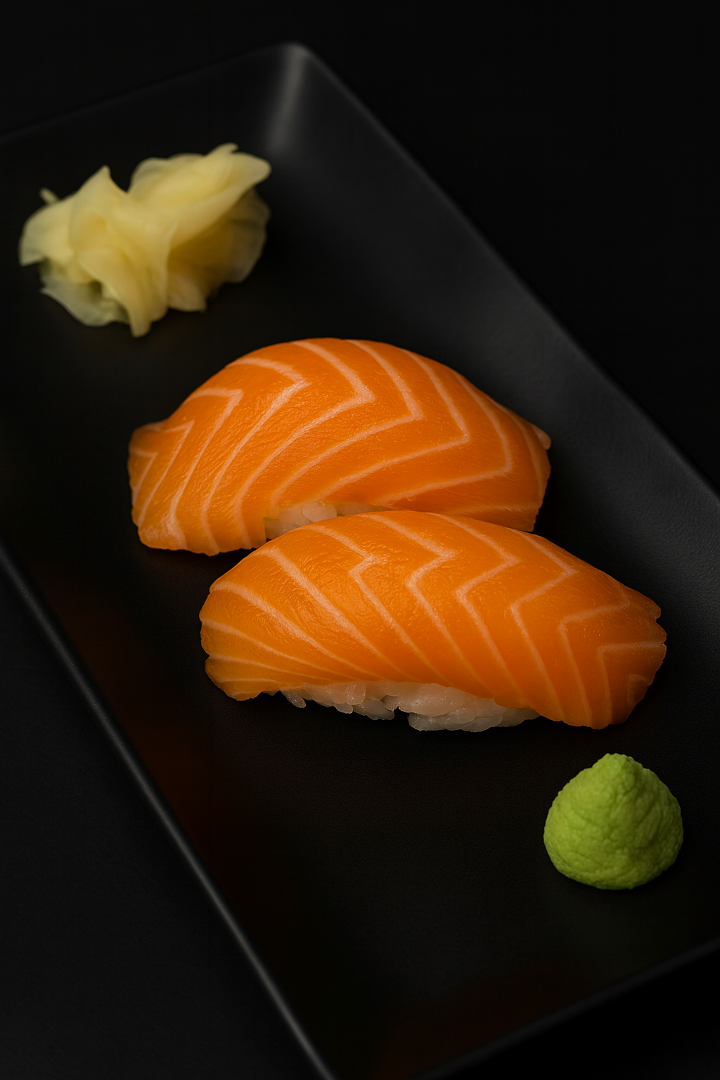 Salmon Sashimi.