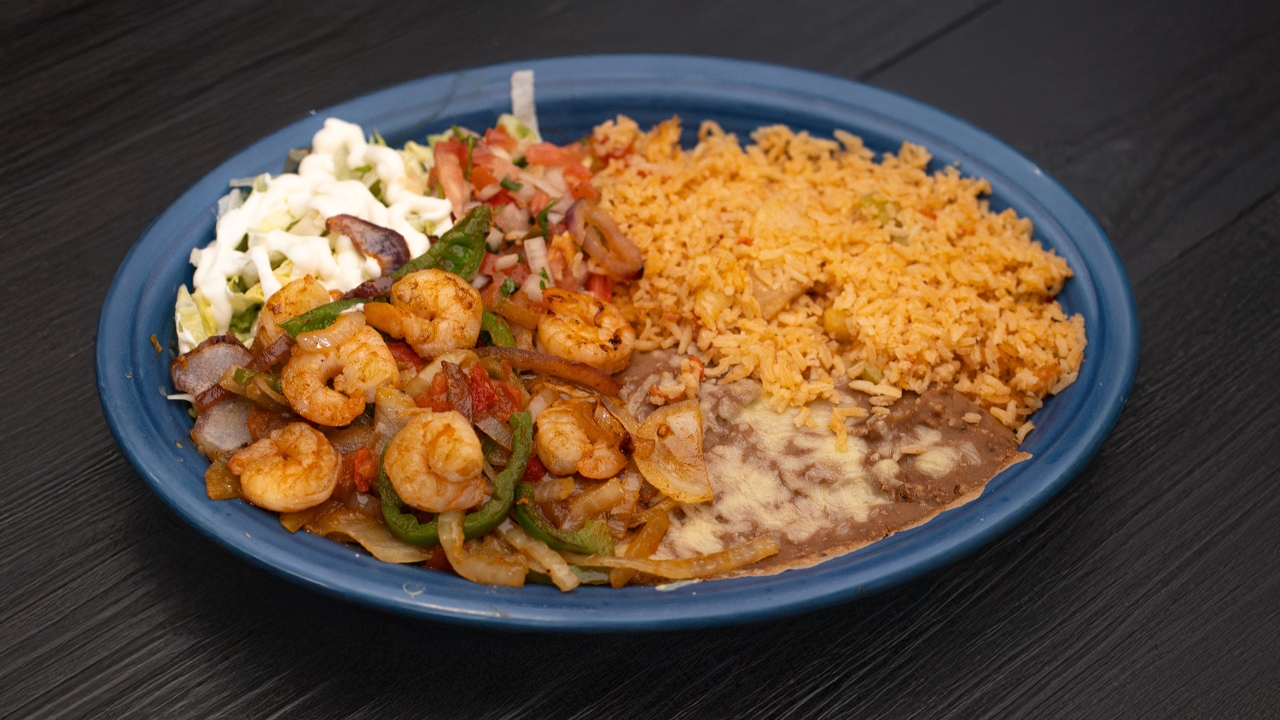 L - Fajitas Shrimp.
