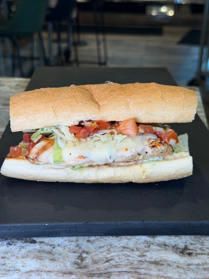 Bruschetta Grilled Chicken Sandwich.