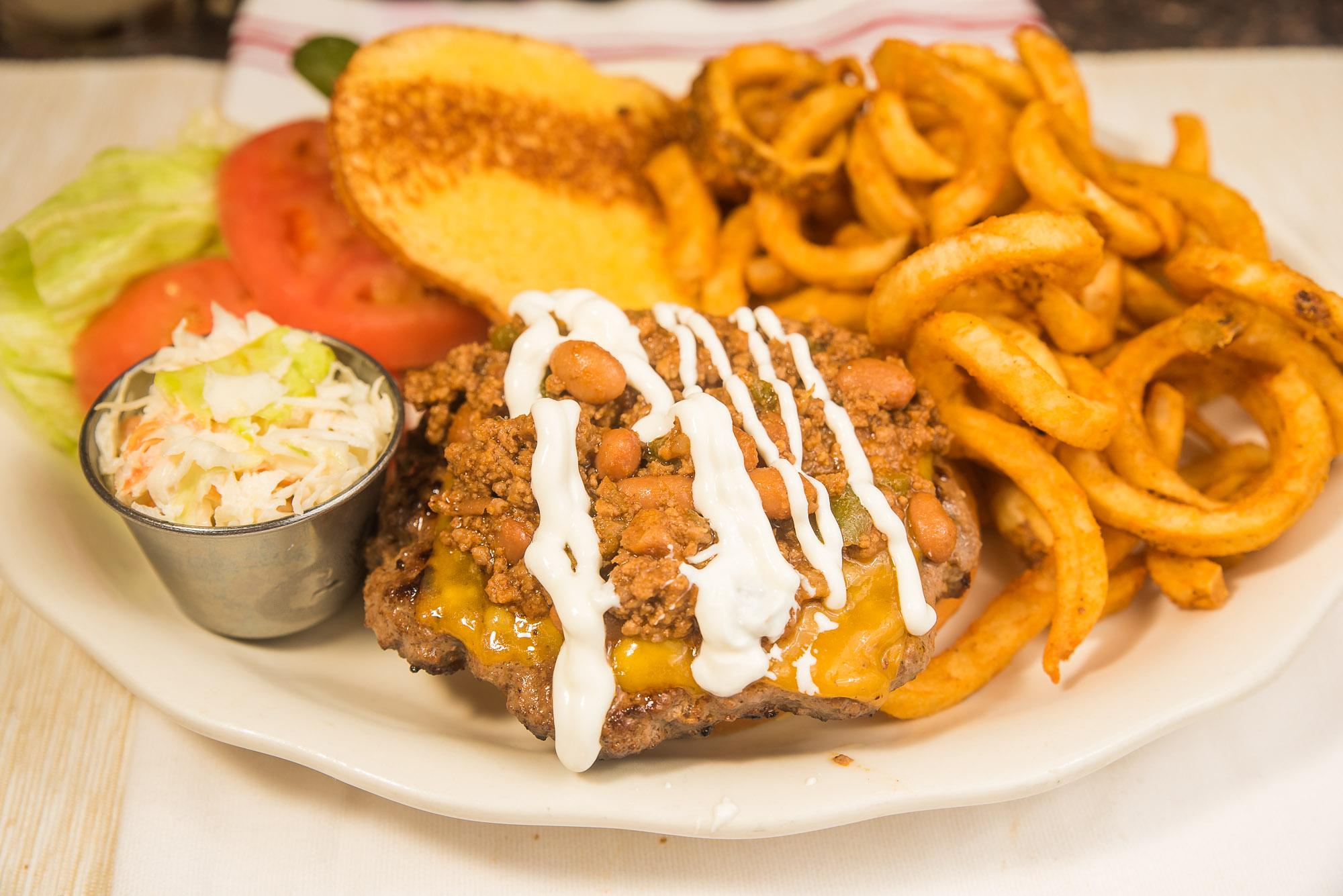 Chili Cheese Burger.