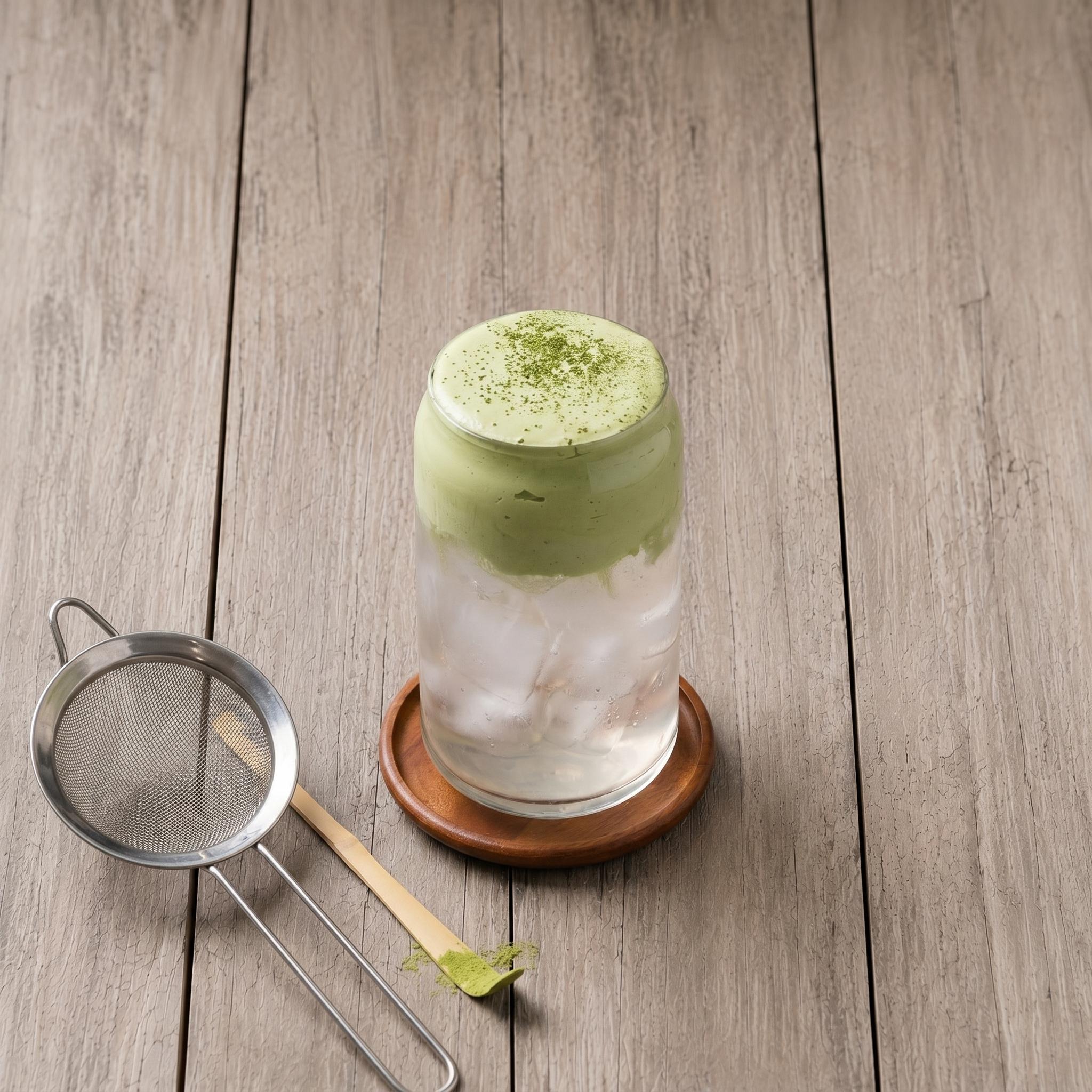 Iced Coconut Matcha.