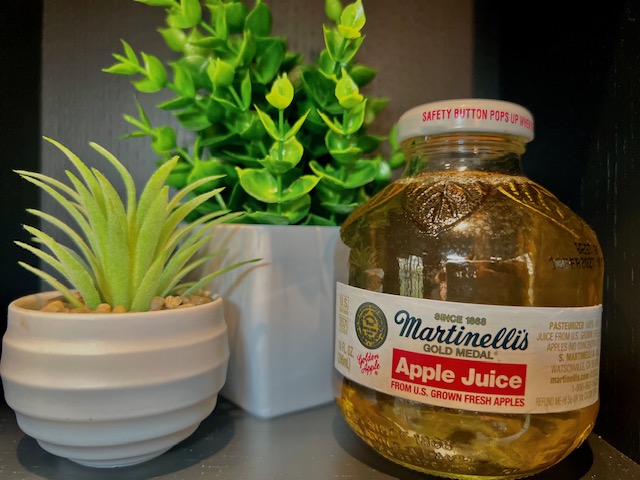 Apple Juice Martinellis.