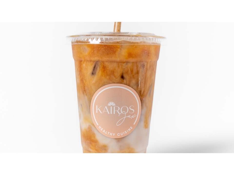ICED LATTE.