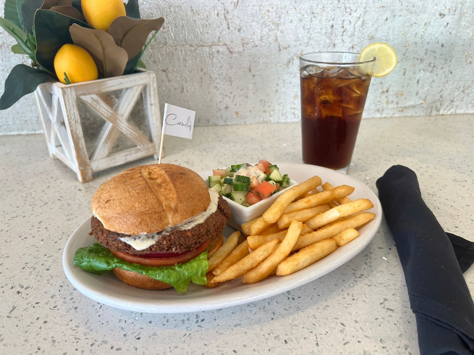 Chickpea Burger.