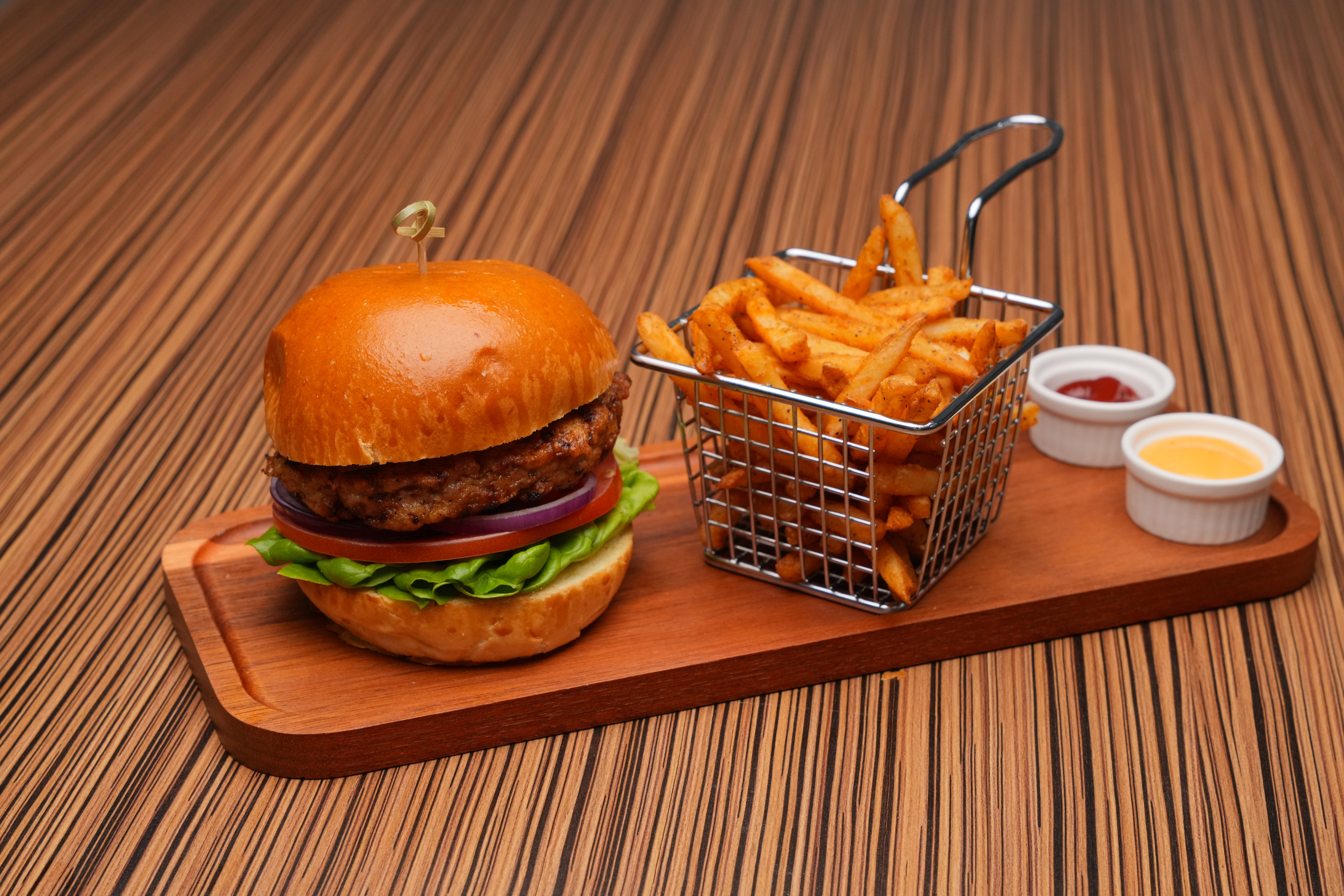 Chicken Burger Combo.