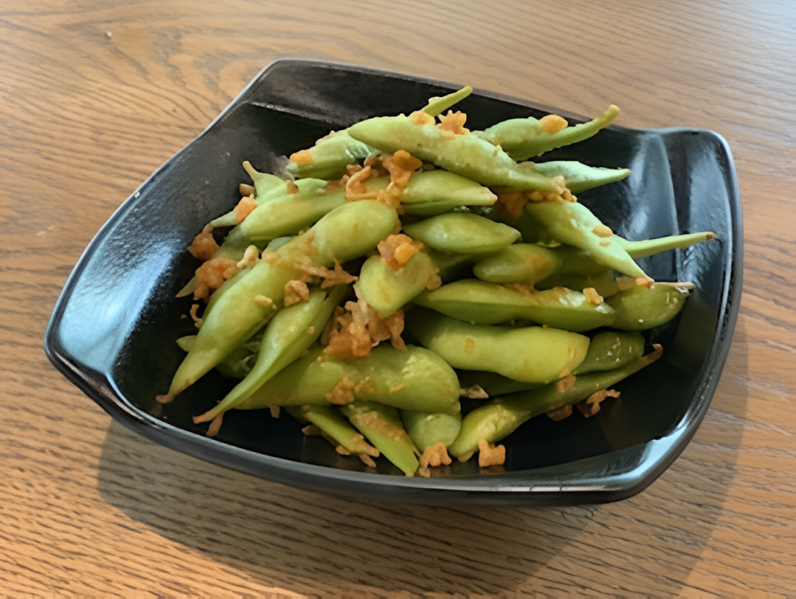 Spicy Edamame.