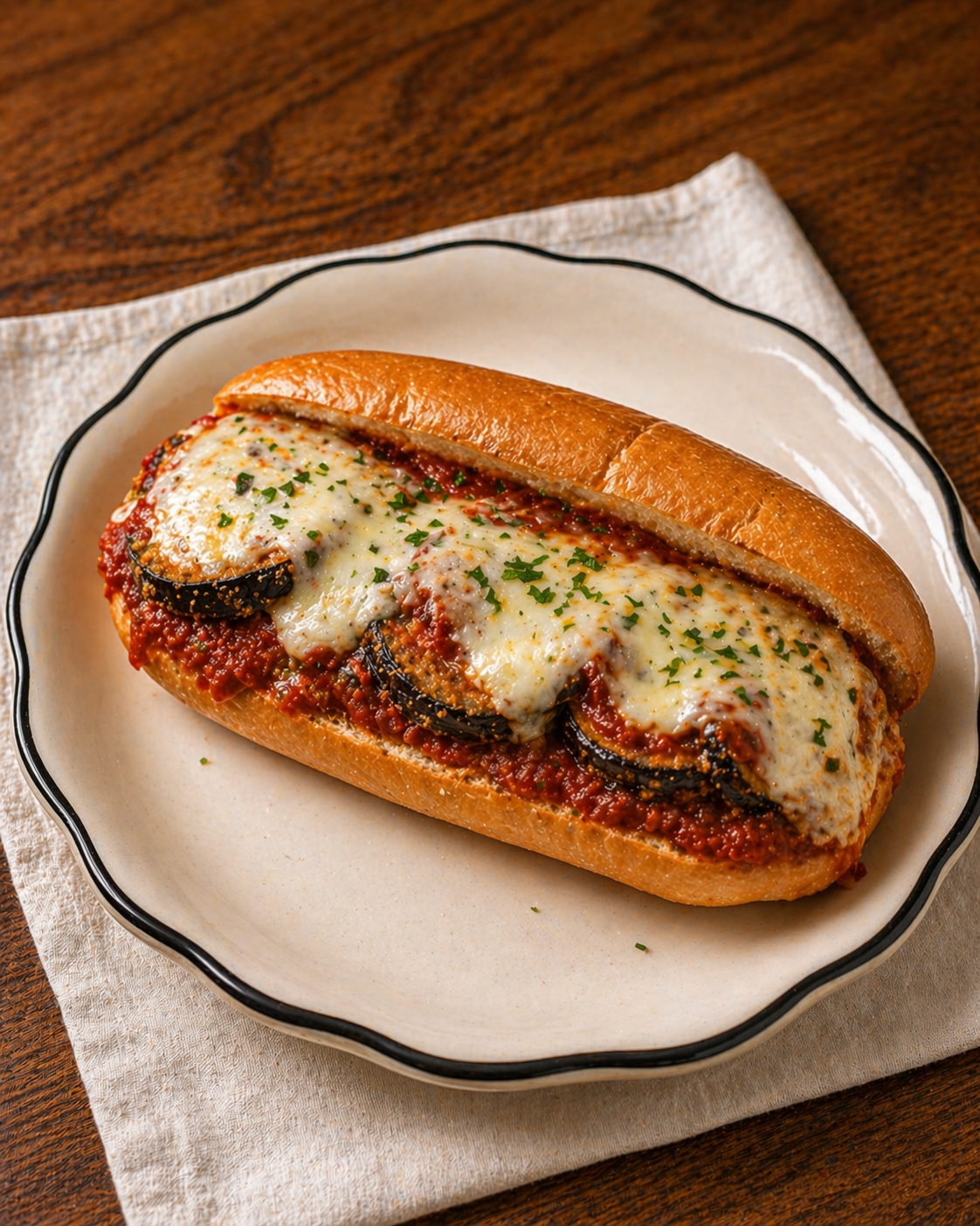 Eggplant Parm Sub.