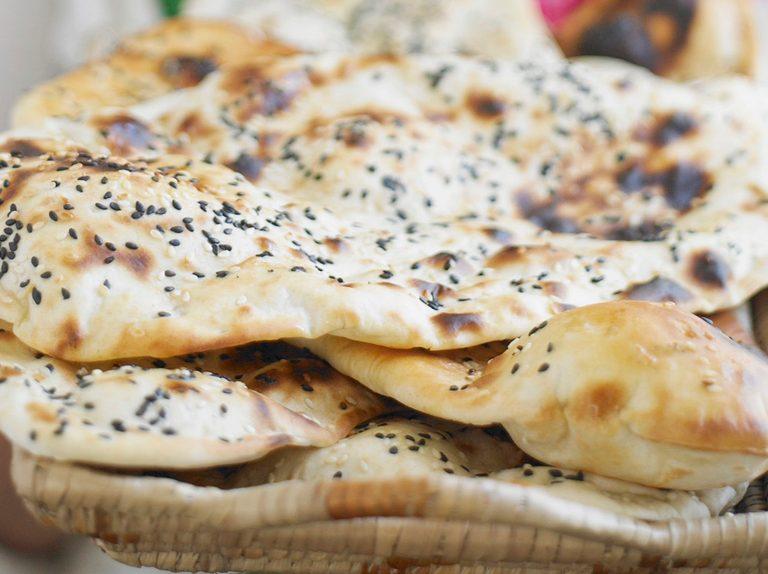 Sesame Seed Naan.