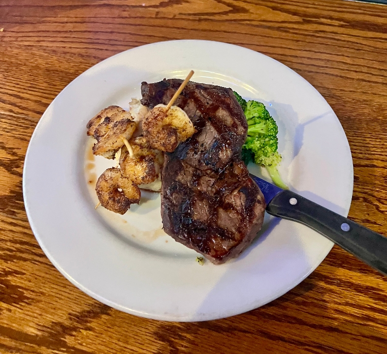 Steak & Shrimp.