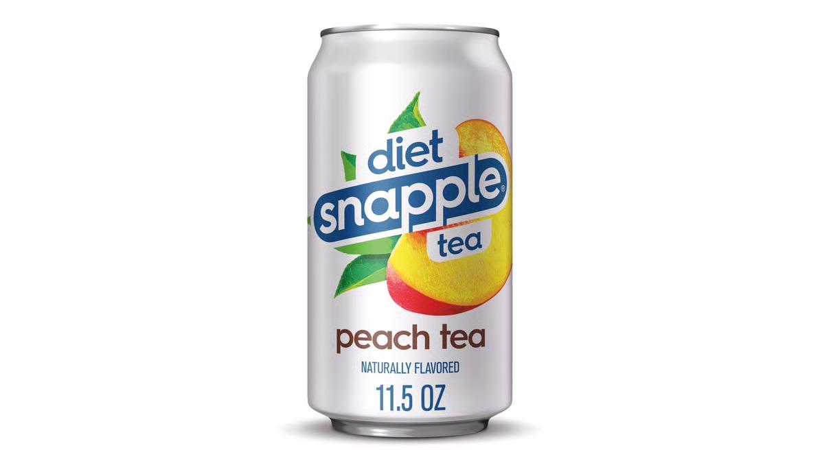 Diet Peach Snapple.