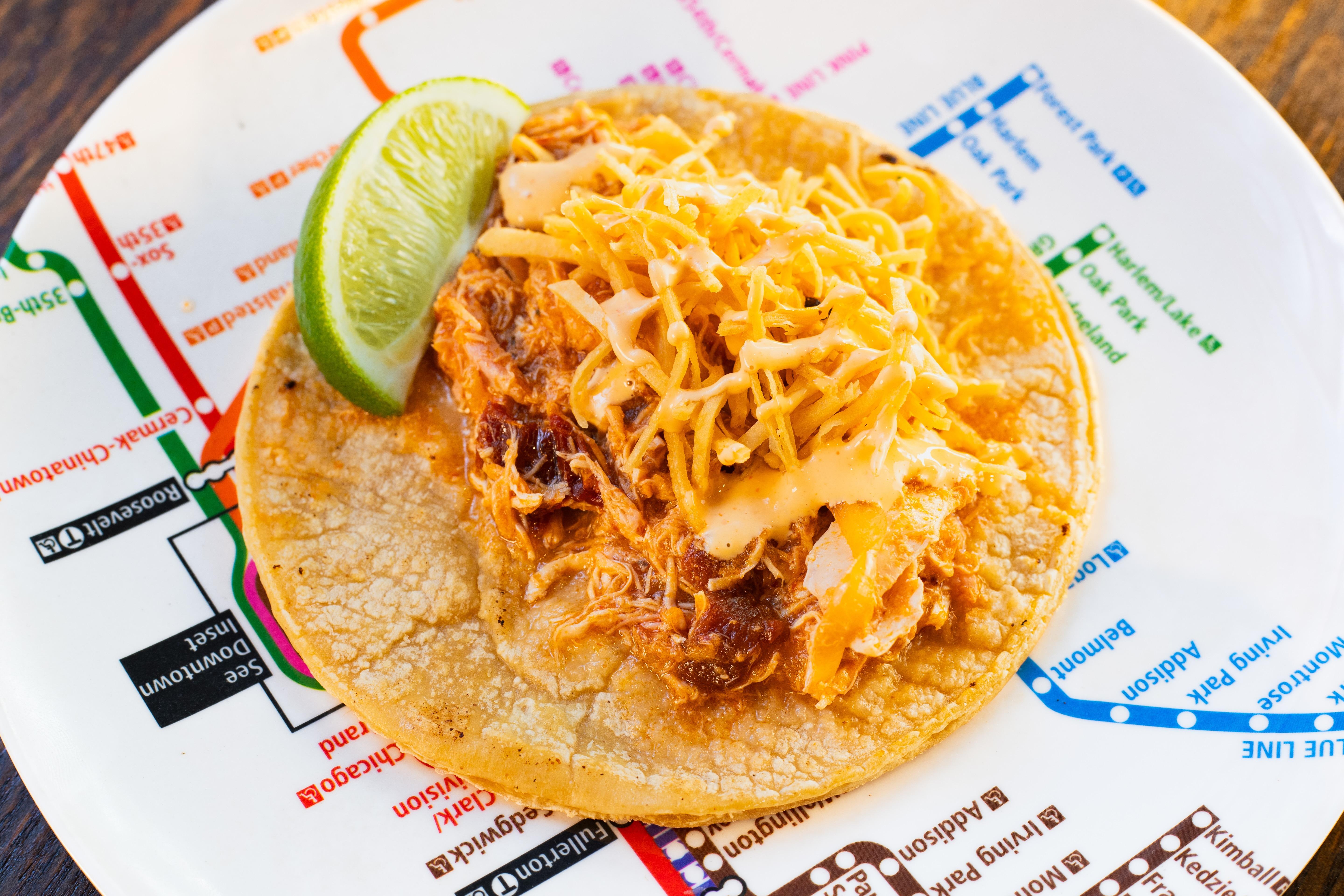 Chicken Tinga Taco.