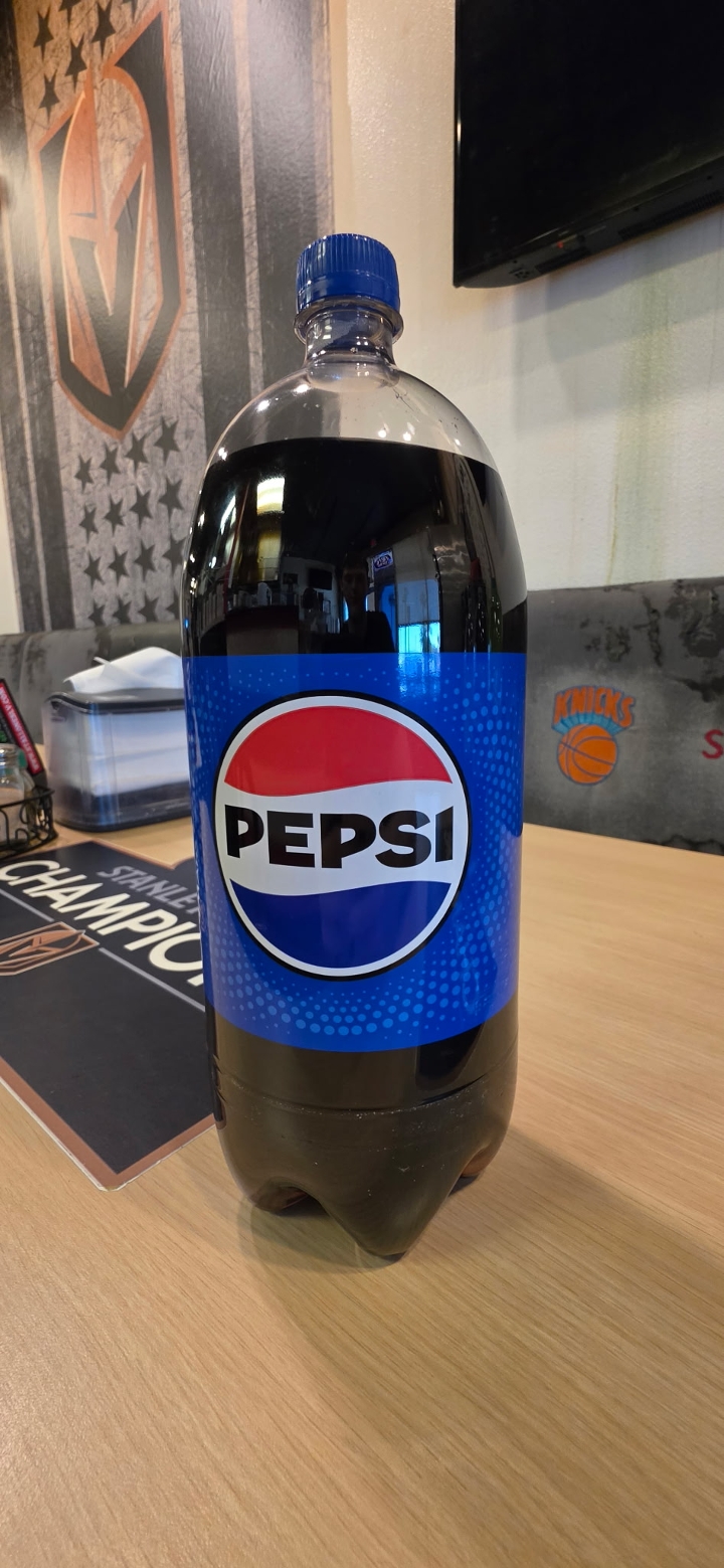2 Liter Bottle Pepsi.