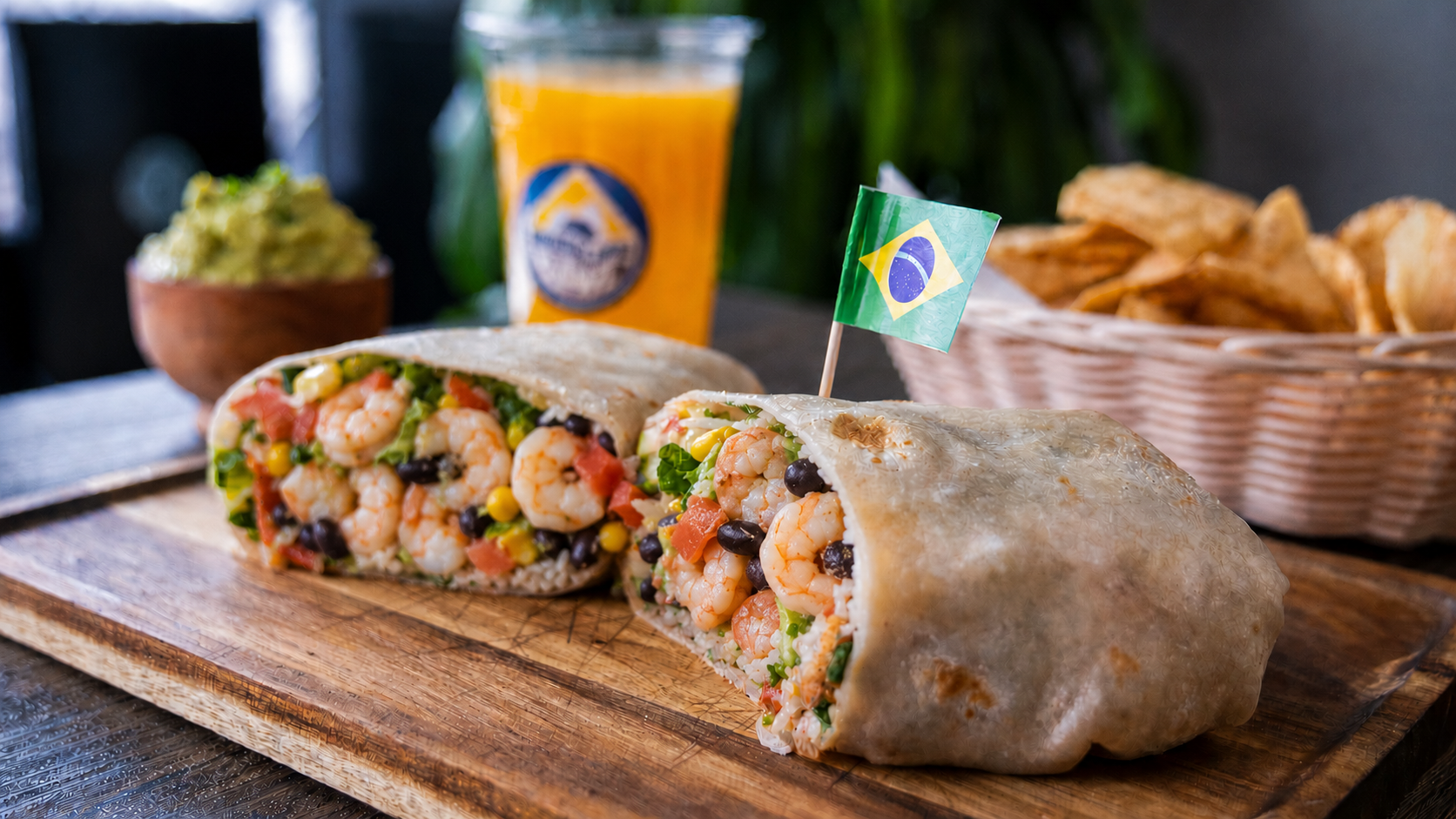 Shrimp Burrito.