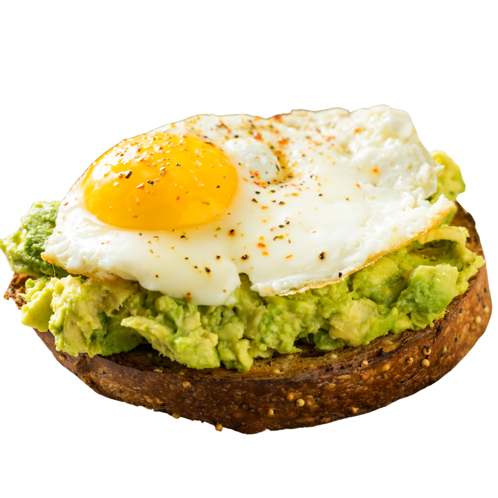 Avocado, Egg & Cheese.