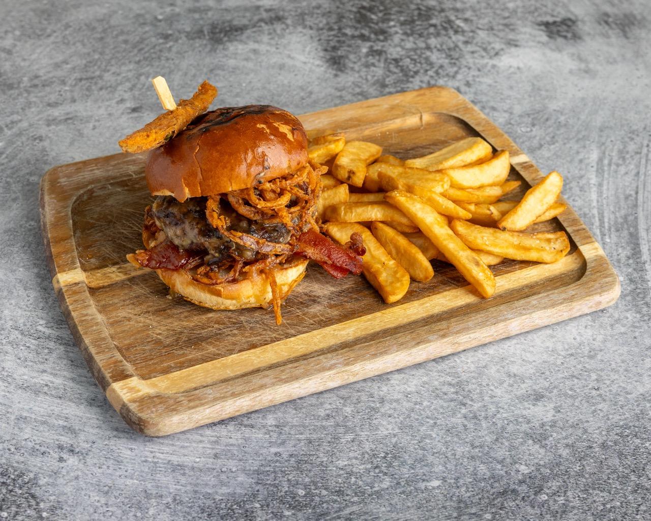 Irish Whiskey Burger.