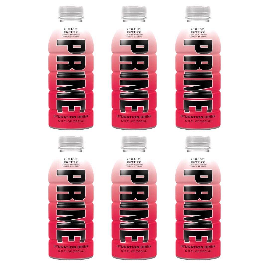 Prime Hydration Drink NEW! - Electrolyte Beverage - Cherry Freeze (6 Pack).