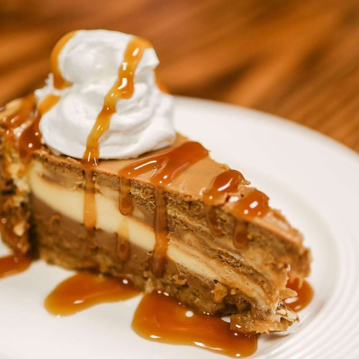 Salted Caramel Cheesecake.