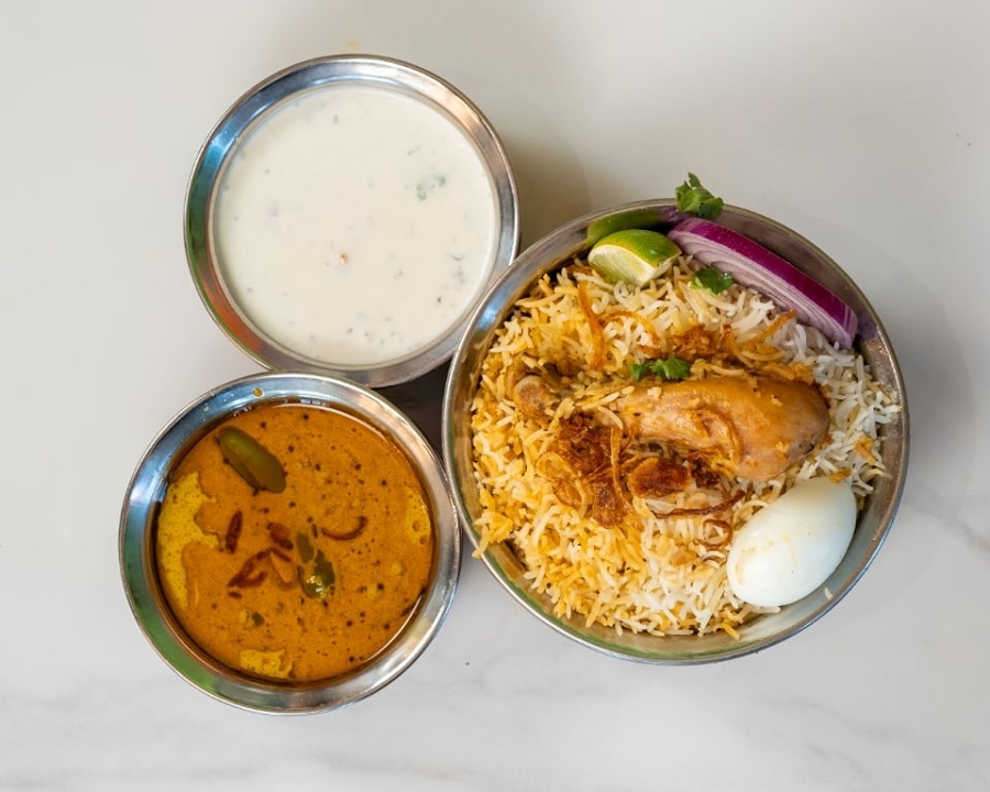 Chicken Dum Biryani.