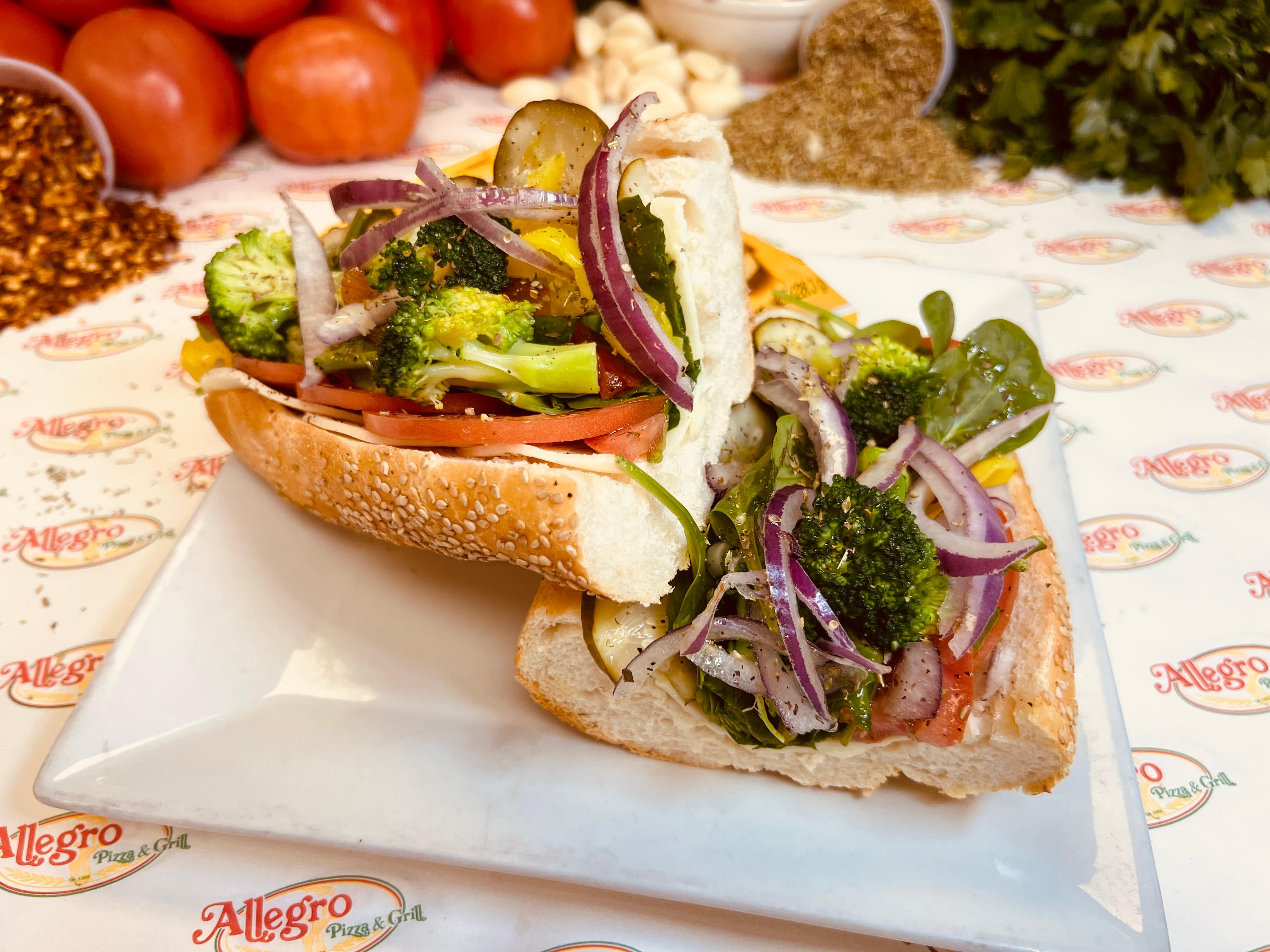 Veggie Hoagie.