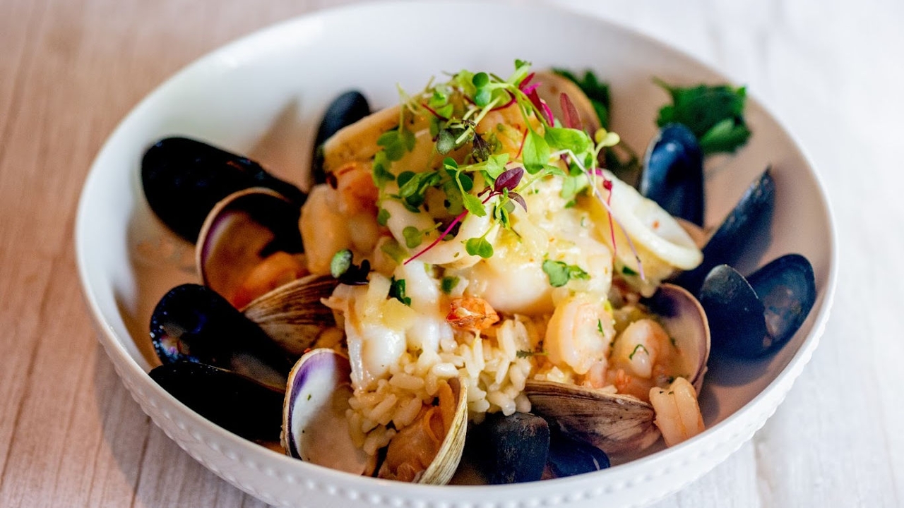 Seafood Risotto.
