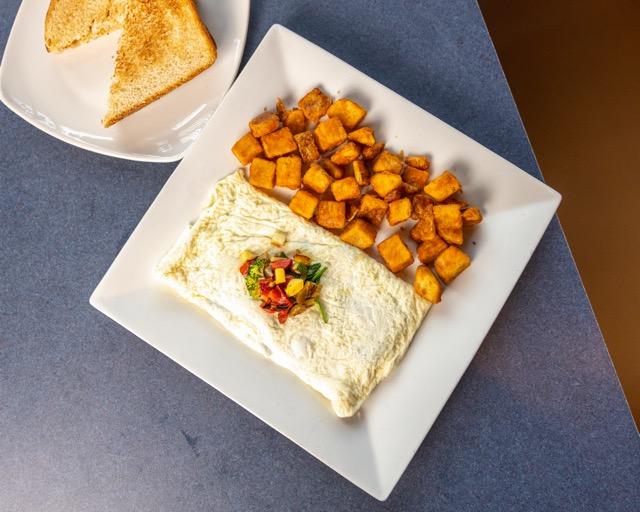 Veggie Egg White Omelette.
