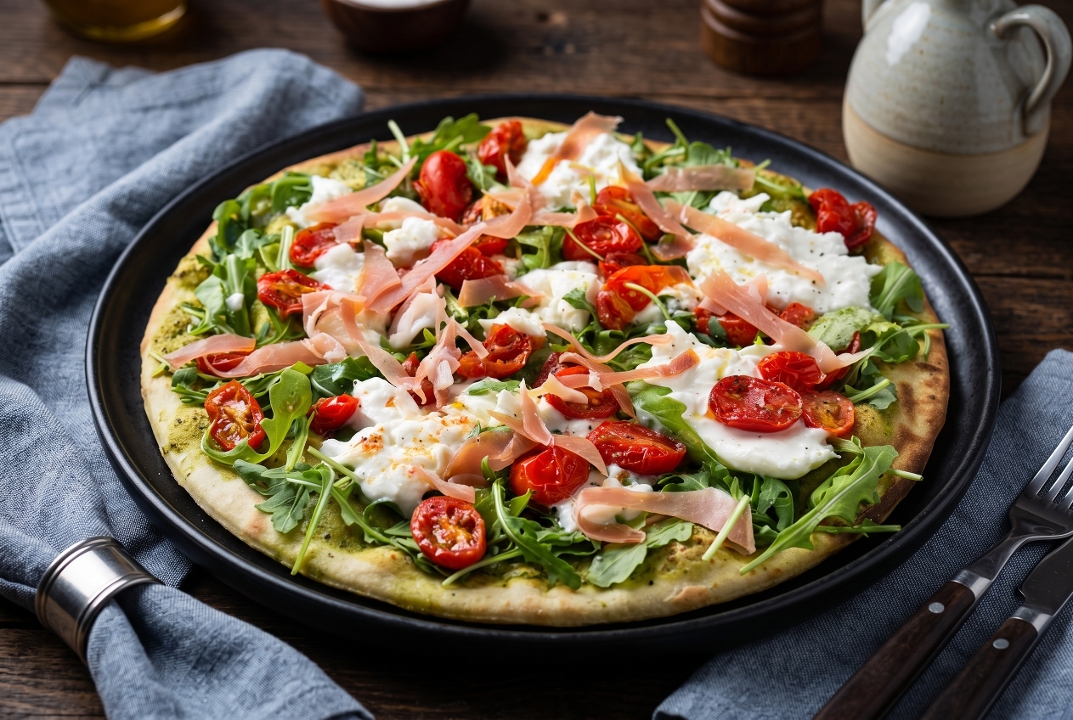 Burrata Artisan Pie.