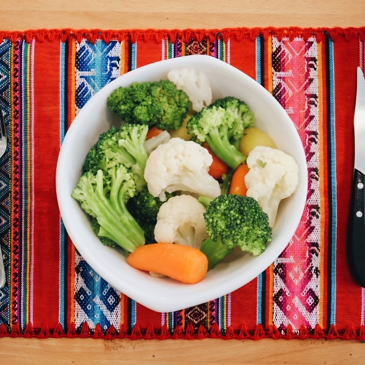 Steamed Vegetables.
