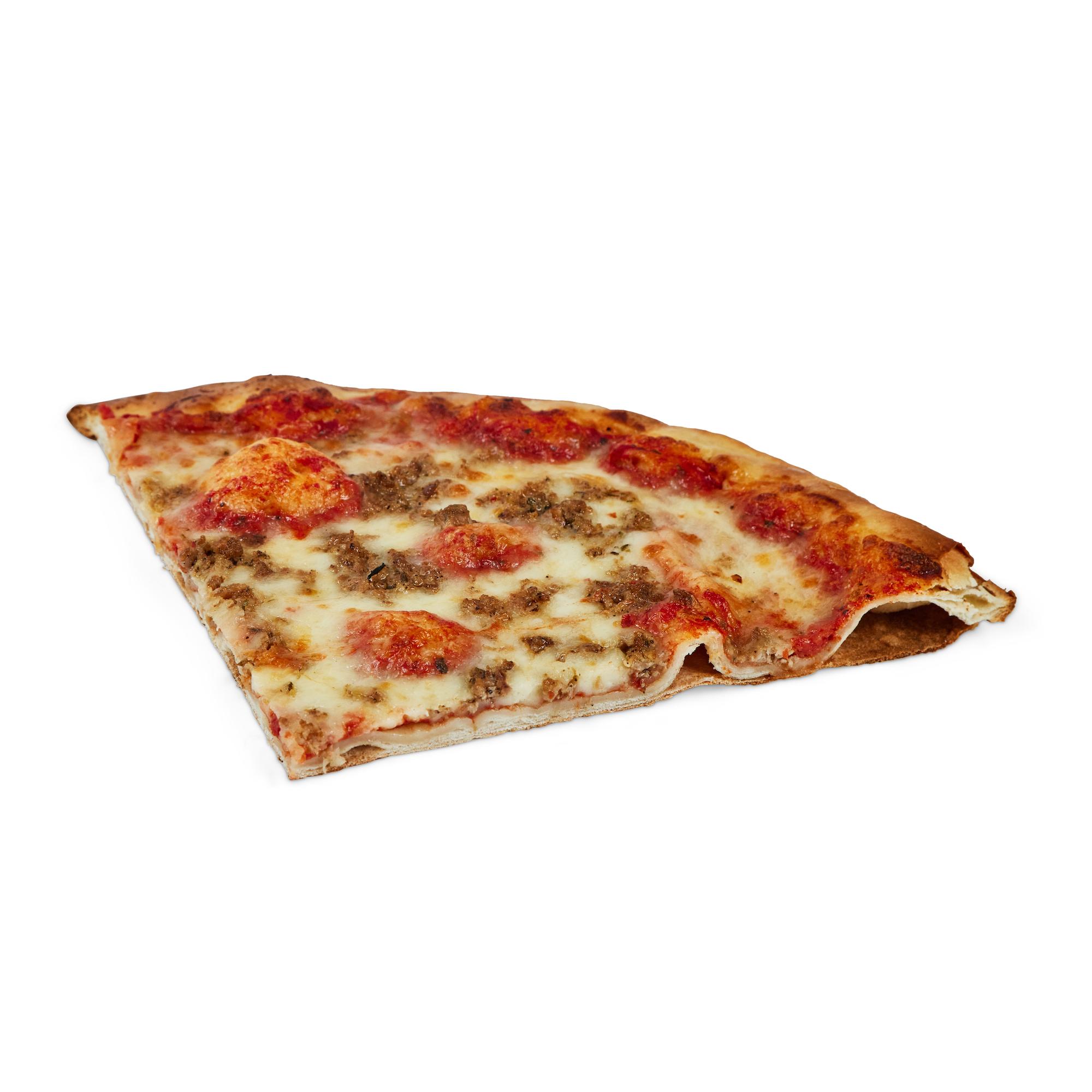 Homemade Sausage Jumbo Slice.