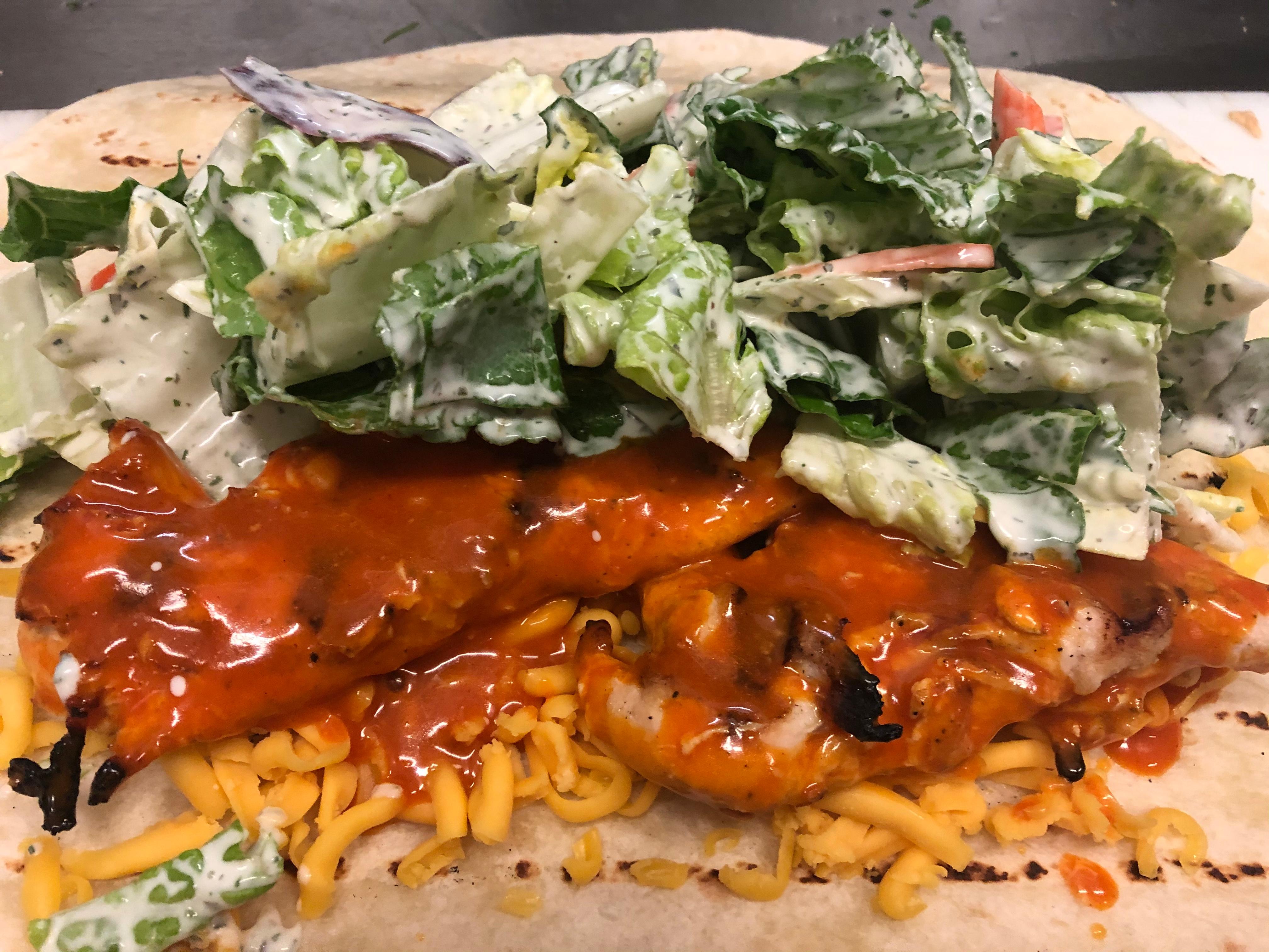 Buffalo Chicken Ranch Wrap.