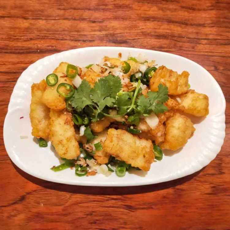 SP5. 椒鹽斑塊/Crispy Salt & Pepper Fish Filet.