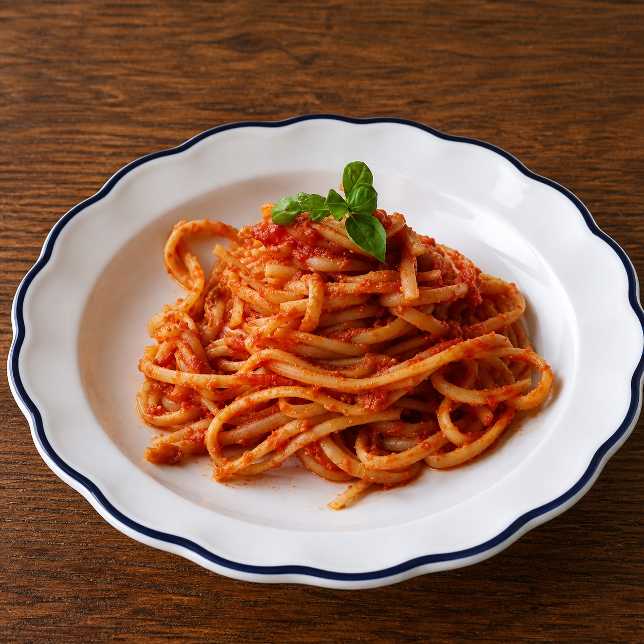 Pasta w/ Tomato Sauce.