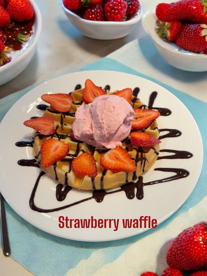 Strawberry Waffle.