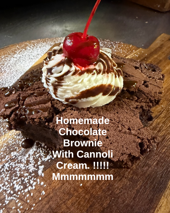 Chocolate brownie.