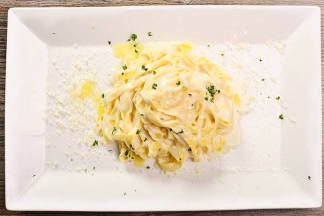 Fettuccine Alfredo.