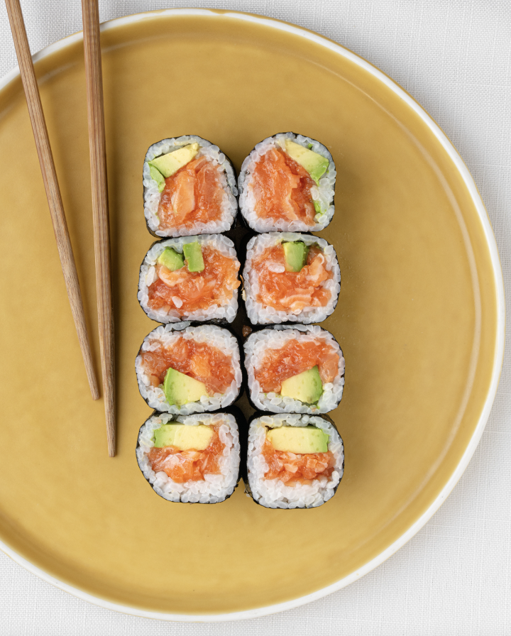 Salmon Avocado Roll.