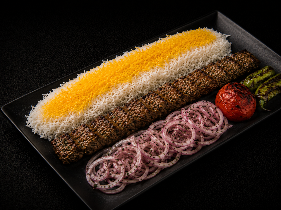 Wagyu Beef Kabob Skewer.