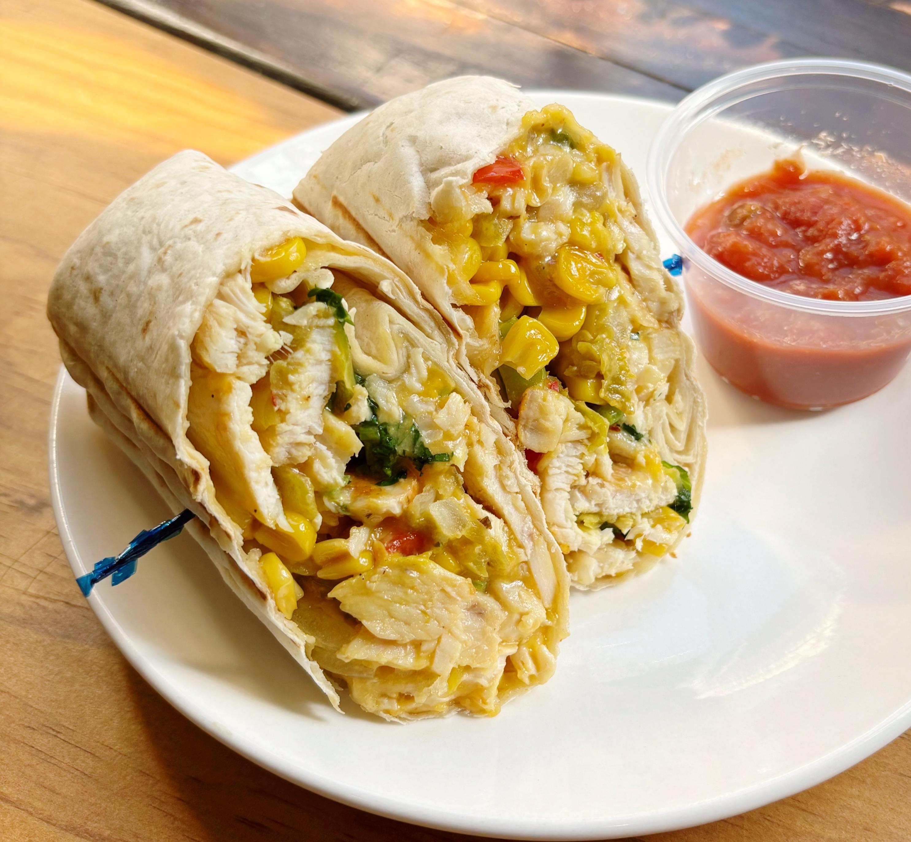 CHICKEN FAJITA WRAP.