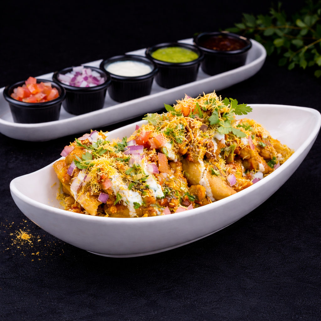 Samosa Chaat.