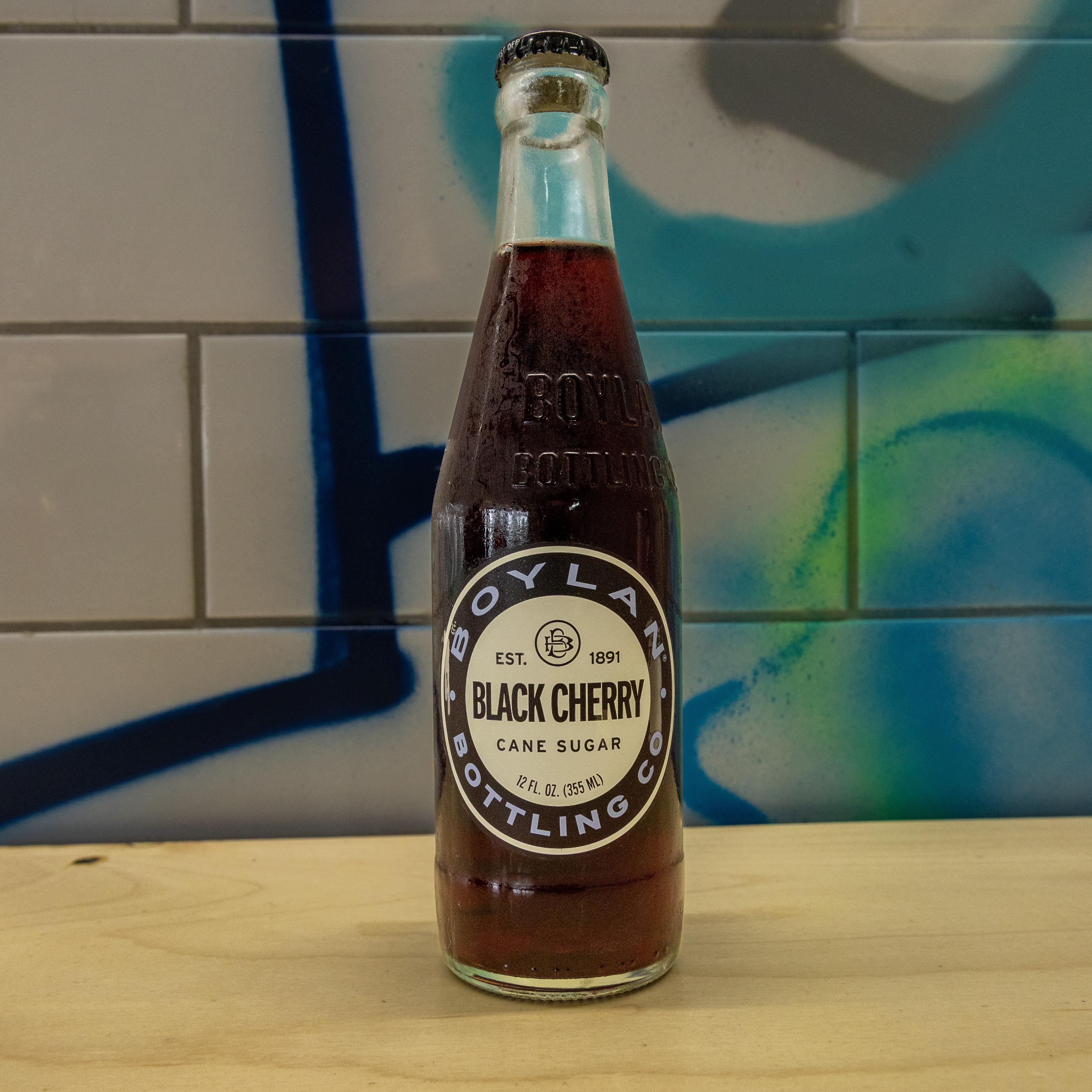 Boylan black cherry soda.