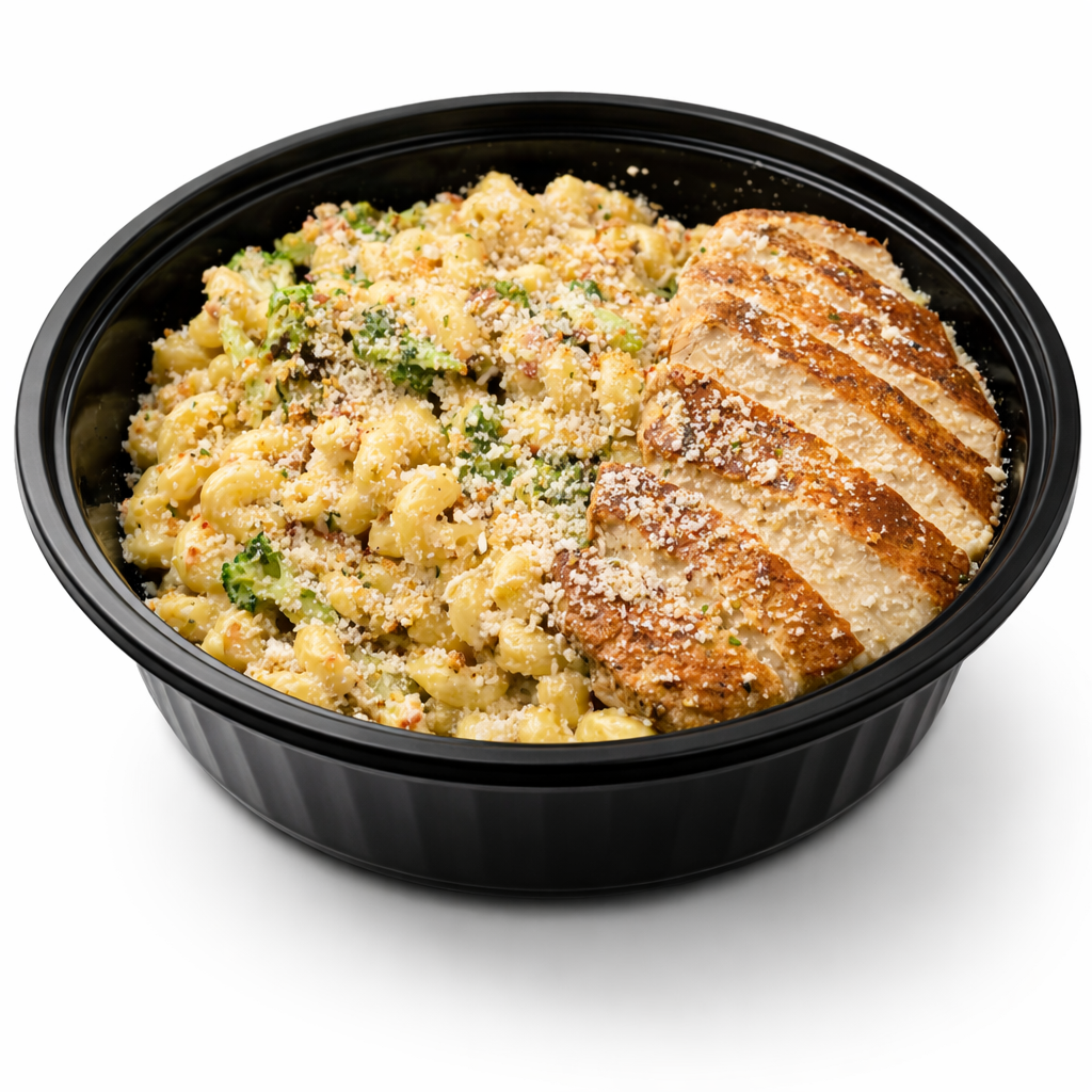 Chick'n & Broccoli Mac.