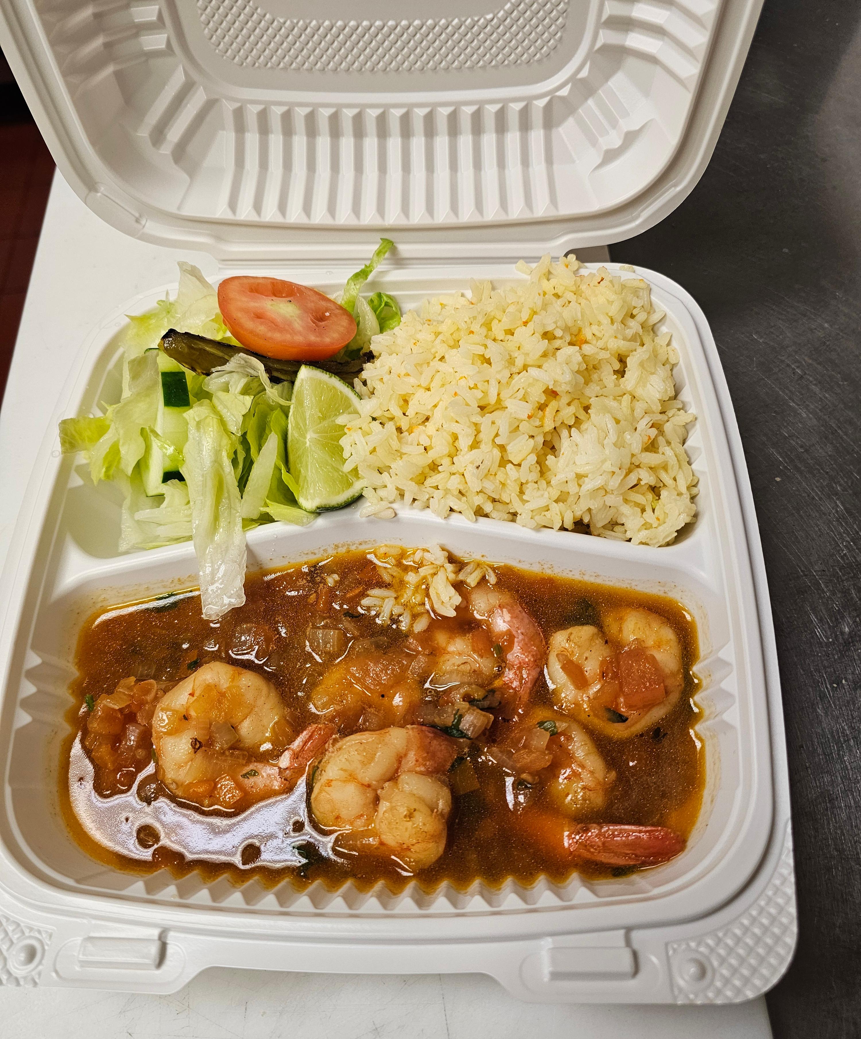 Camarones a la Mexicana.