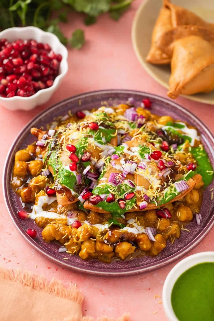 Samosa Chaat.
