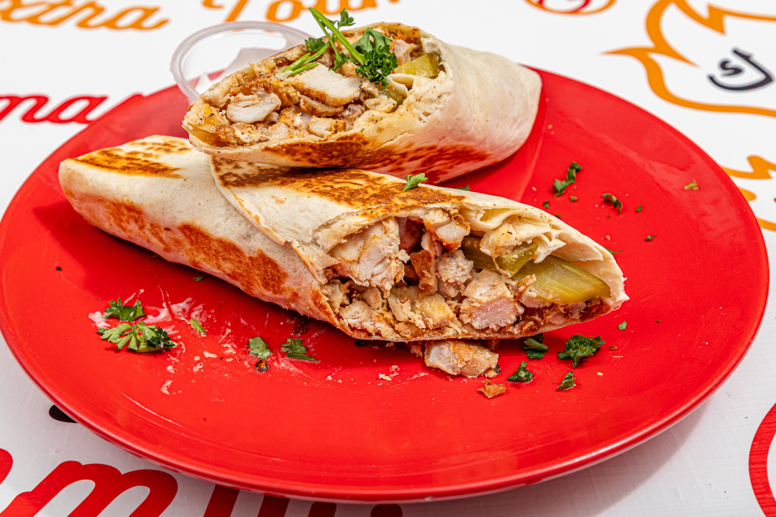 Chicken Shawarma Wrap.