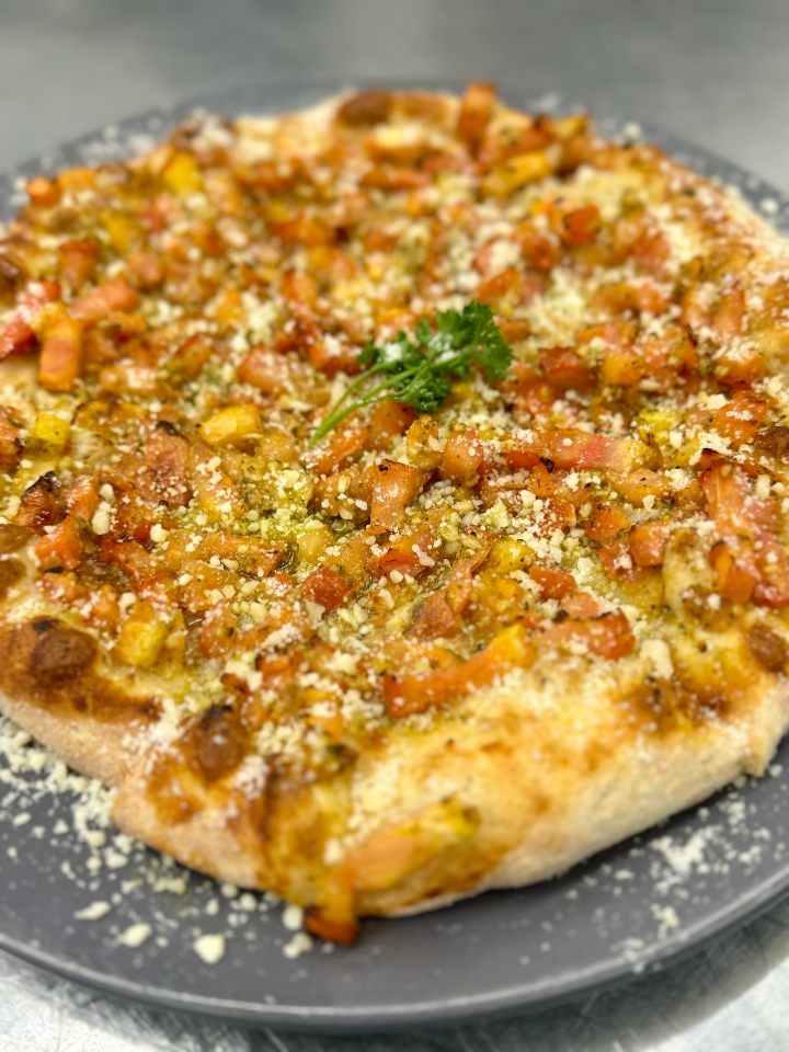 Flat Bread Bruschetta.