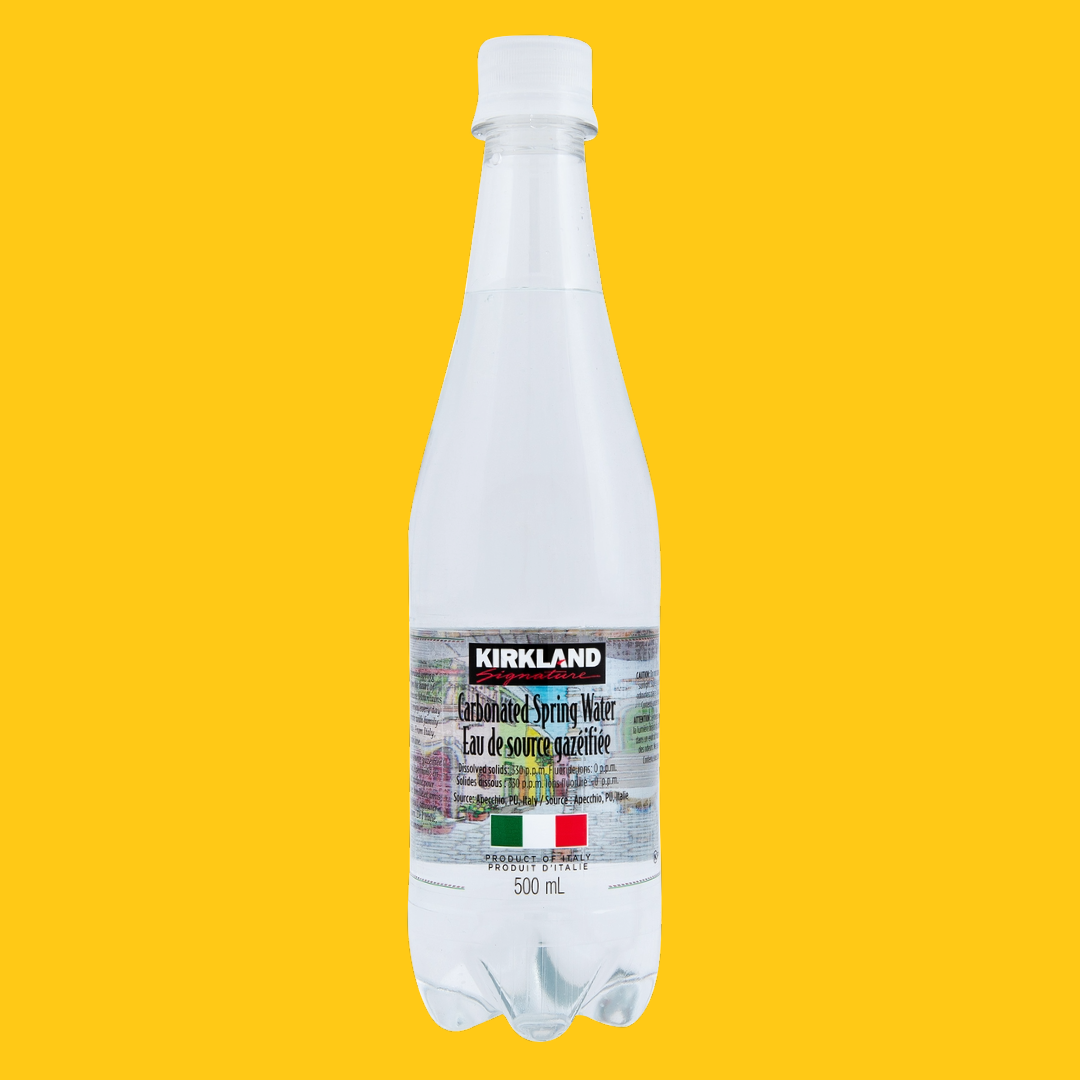 Sparkling Water Bottle.