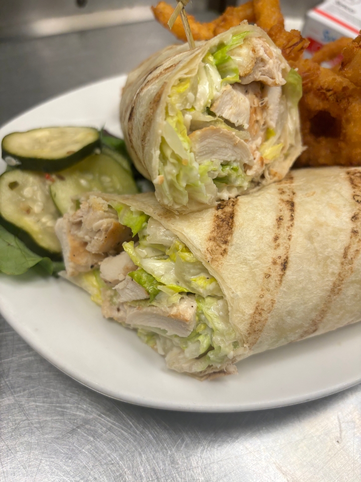 Chicken Caesar Wrap.