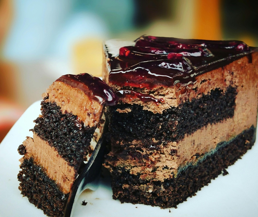 Chocolate Fudge Layer Cake.